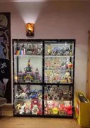 乐高展示柜礼品玩具货架防尘家用透明玻璃陈列柜